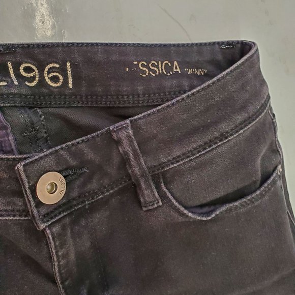 DL1961 - Jessica Faded Black Diamond Skinny jeans - Picture 9 of 10